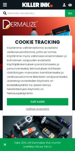 Mobile page screenshot