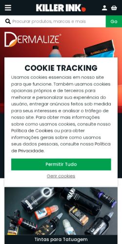 Mobile page screenshot