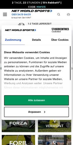 Mobile page screenshot