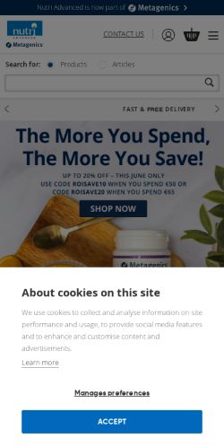 Mobile page screenshot