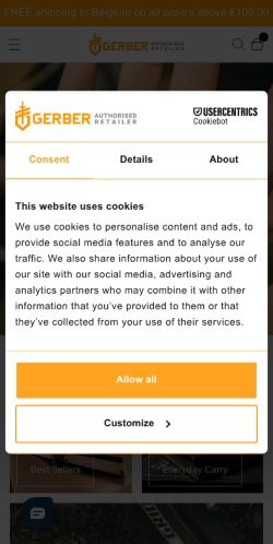 Mobile page screenshot