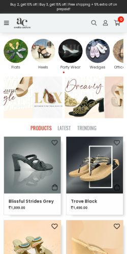 Mobile page screenshot