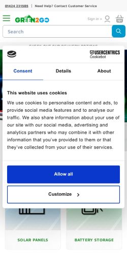 Mobile page screenshot