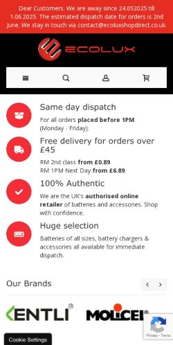 Mobile page screenshot