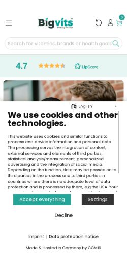 Mobile page screenshot