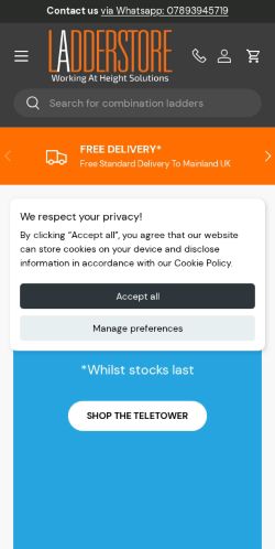 Mobile page screenshot