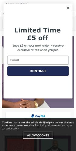 Mobile page screenshot