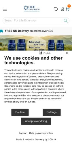 Mobile page screenshot