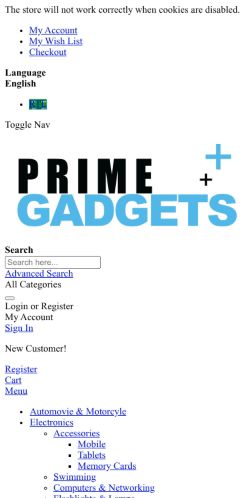 Mobile page screenshot