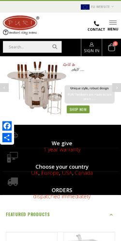 Mobile page screenshot