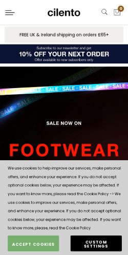 Mobile page screenshot
