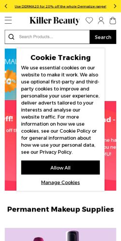 Mobile page screenshot