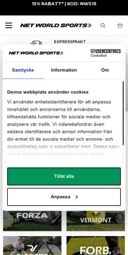 Mobile page screenshot