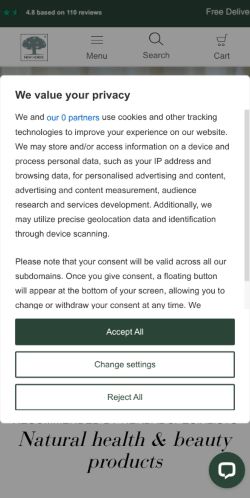 Mobile page screenshot