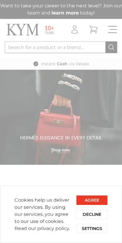 Mobile page screenshot