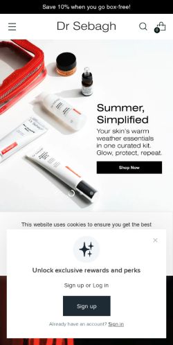 Mobile page screenshot