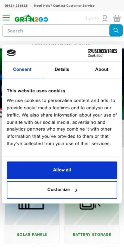 Mobile page screenshot
