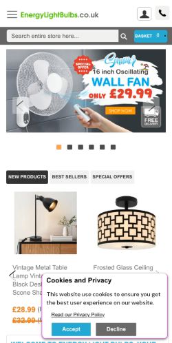 Mobile page screenshot