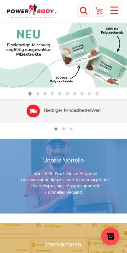 Mobile page screenshot