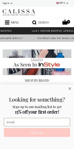 Mobile page screenshot