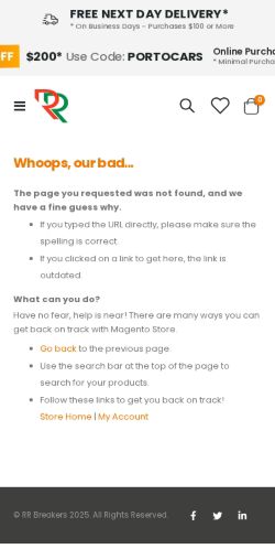 Mobile page screenshot