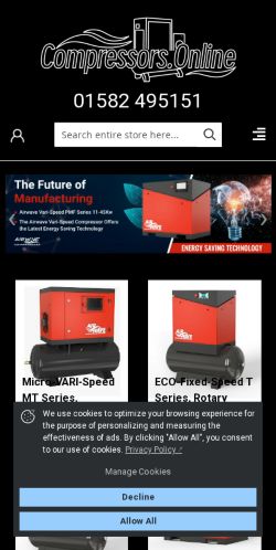 Mobile page screenshot