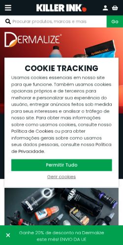 Mobile page screenshot