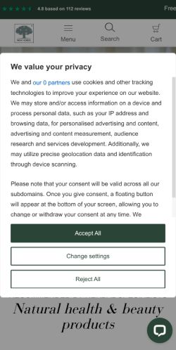 Mobile page screenshot