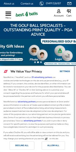 Mobile page screenshot