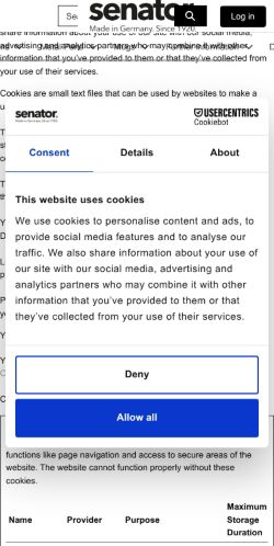 Mobile page screenshot