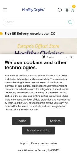 Mobile page screenshot