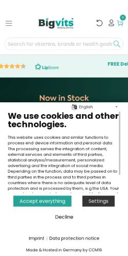 Mobile page screenshot