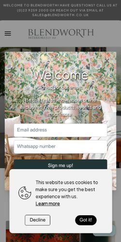 Mobile page screenshot