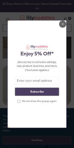 Mobile page screenshot