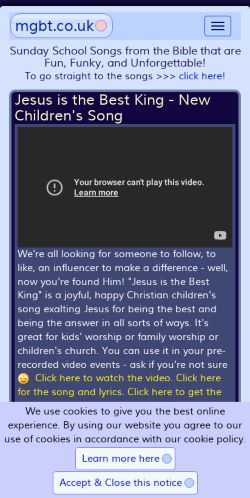 Mobile page screenshot