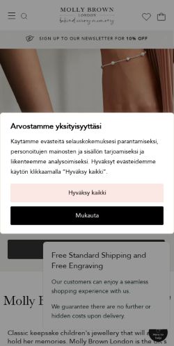 Mobile page screenshot