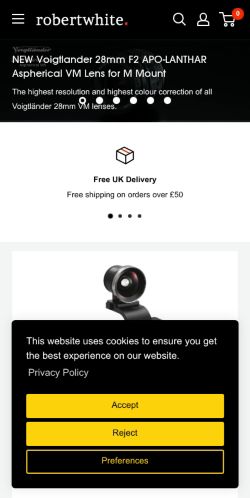 Mobile page screenshot