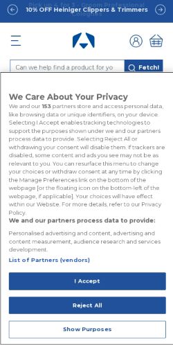 Mobile page screenshot