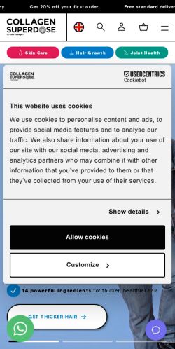 Mobile page screenshot