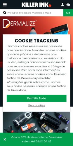 Mobile page screenshot