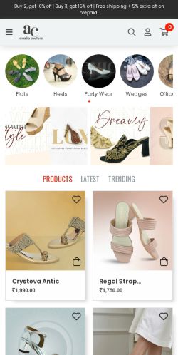 Mobile page screenshot