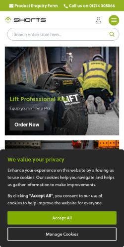 Mobile page screenshot