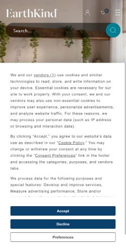 Mobile page screenshot