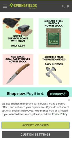 Mobile page screenshot