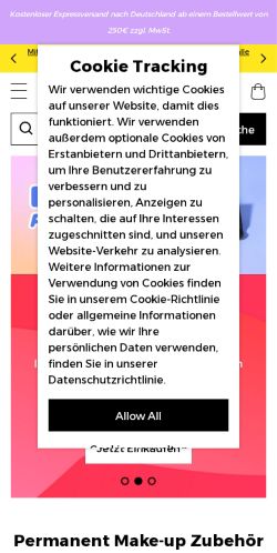 Mobile page screenshot