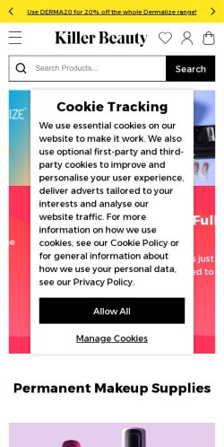 Mobile page screenshot