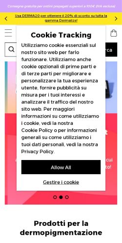Mobile page screenshot
