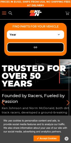 Mobile page screenshot