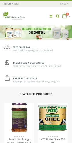 Mobile page screenshot