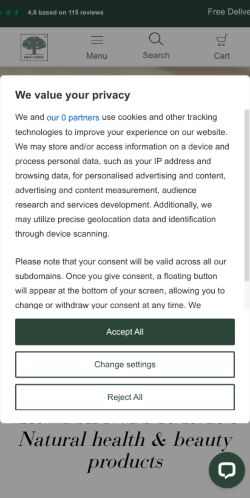 Mobile page screenshot